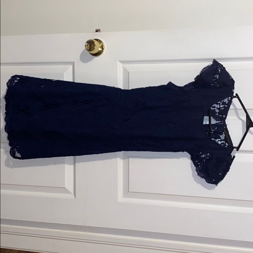 Backless Dress with all over lace.